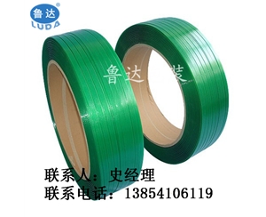 生产绿色塑钢打包带 优质绿色塑钢带 pet绿色捆扎